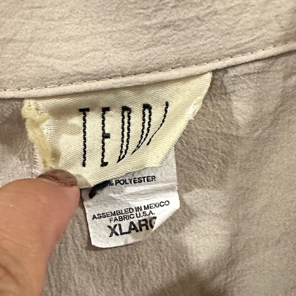 Teddi Tan Women's Sweater with Embroidered shell beach Design XL